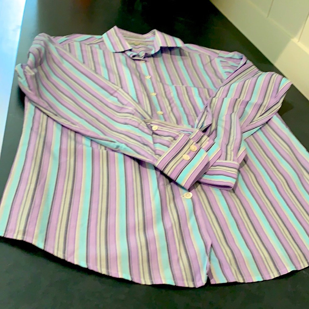Faconnable women’s button down shirt long sleeve